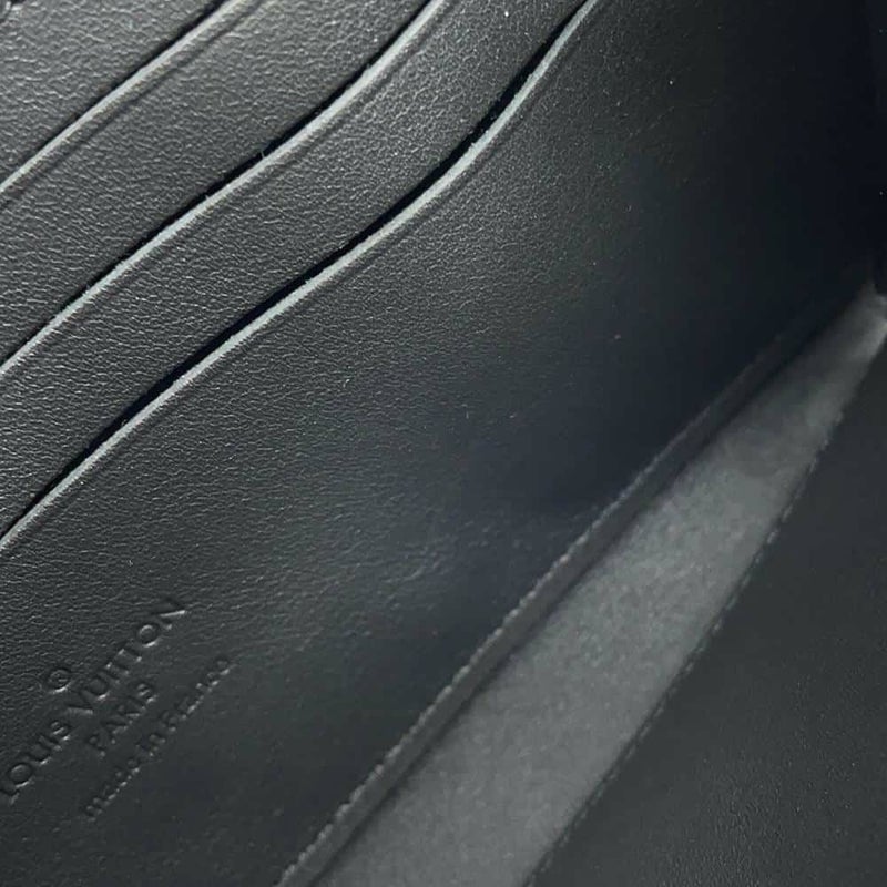 ルイヴィトン 長財布 ジッピーウォレット・ホリゾンタル LV アエログラム M80334 LOUIS VUITTON 財布 メンズ 黒