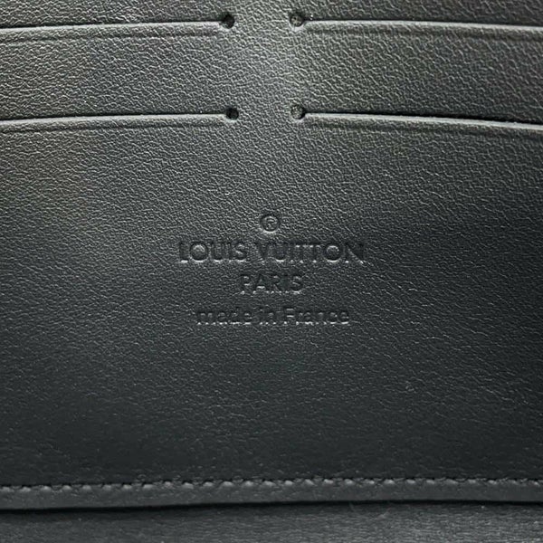 ルイヴィトン 長財布 ジッピーウォレット・ホリゾンタル LV アエログラム M80334 LOUIS VUITTON 財布 メンズ 黒