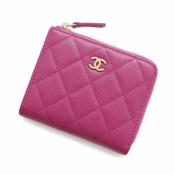 シャネル コインケース マトラッセ ココマーク キャビアスキン AP3999 CHANEL 財布 カードケース L字ファスナー