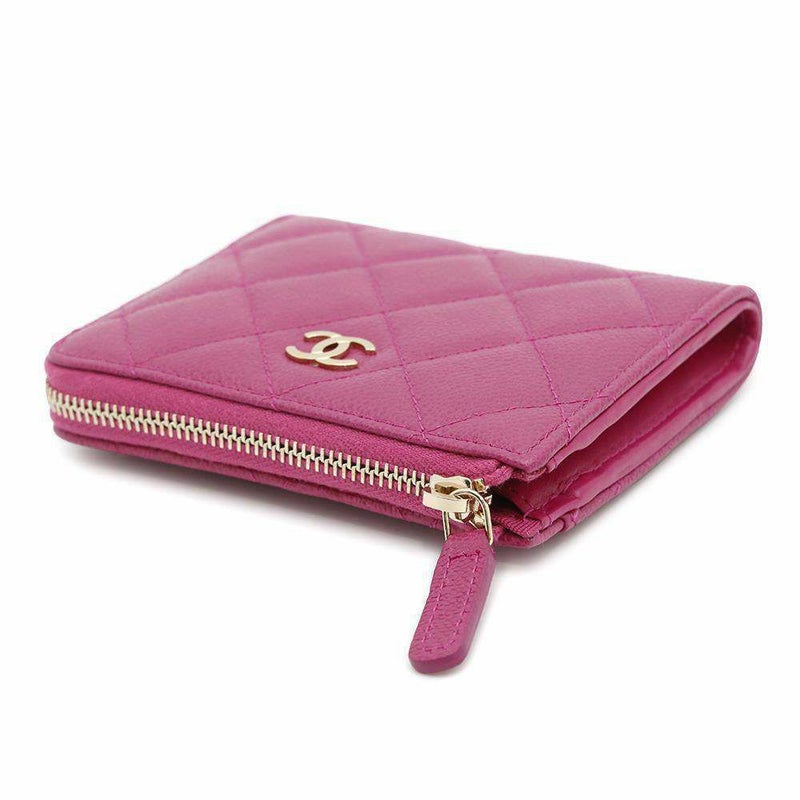 シャネル コインケース マトラッセ ココマーク キャビアスキン AP3999 CHANEL 財布 カードケース L字ファスナー