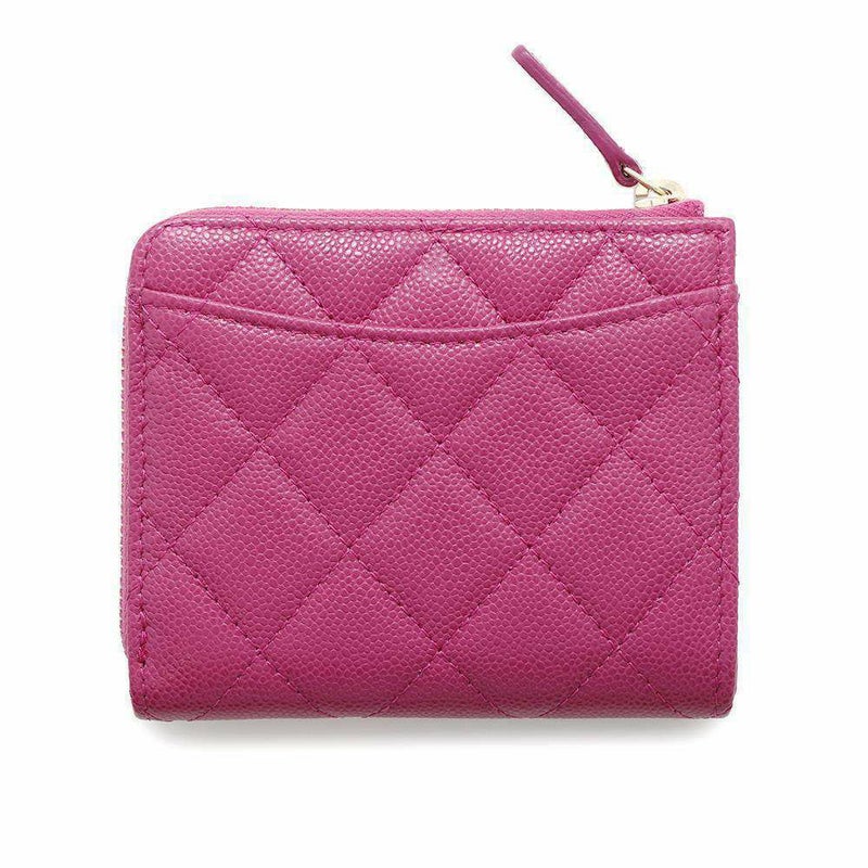 シャネル コインケース マトラッセ ココマーク キャビアスキン AP3999 CHANEL 財布 カードケース L字ファスナー