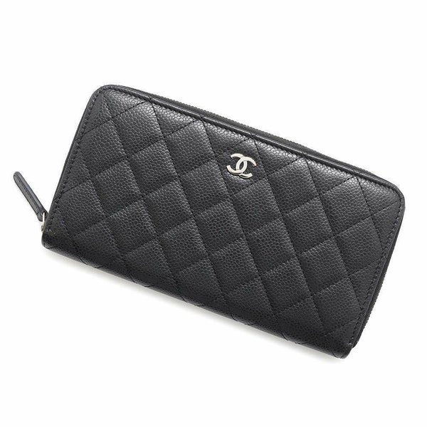 シャネル 長財布 クラシック ロング ジップ ウォレット ココマーク ●素材● キルティング AP0242 CHANEL マトラッセ