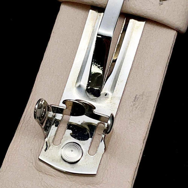 シャネル バレッタ リボンモチーフ ココマーク ラムスキン フェイクパール 23S AA9134 CHANEL ヘアアクセサリー