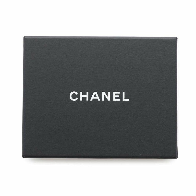 シャネル バレッタ リボンモチーフ ココマーク ラムスキン フェイクパール 23S AA9134 CHANEL ヘアアクセサリー