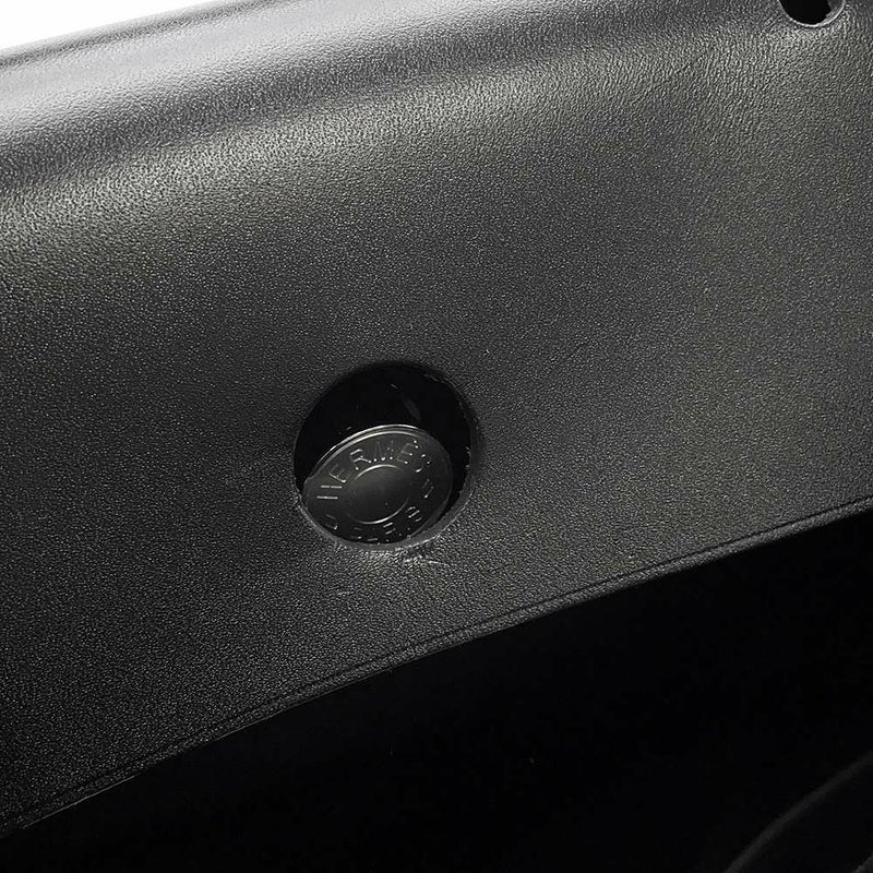 エルメス ショルダーバッグ エールバッグジップMM ブラック/シルバー金具 ヴァッシュハンター /トワルミリタリー B刻印 黒