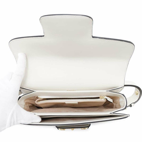 グッチ ショルダーバッグ 1955 ホースビット GGスプリーム 602204 GUCCI バッグ 白