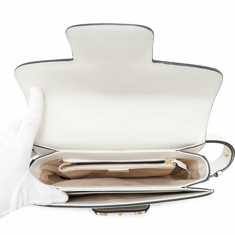 グッチ ショルダーバッグ 1955 ホースビット GGスプリーム 602204 GUCCI バッグ 白