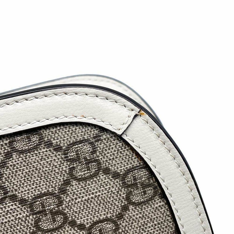グッチ ショルダーバッグ 1955 ホースビット GGスプリーム 602204 GUCCI バッグ 白