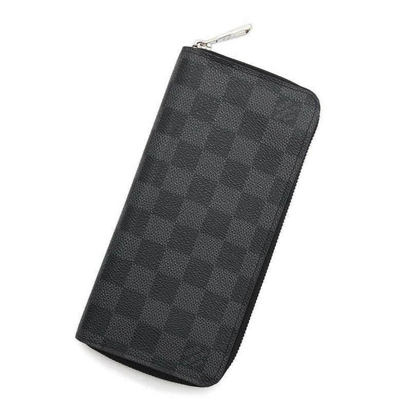 ルイヴィトン 長財布 ダミエ・グラフィット ジッピーウォレット・ヴェルティカル N63095 LOUIS VUITTON ブラック 黒