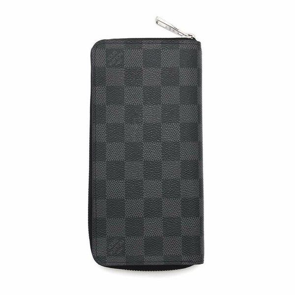 ルイヴィトン 長財布 ダミエ・グラフィット ジッピーウォレット・ヴェルティカル N63095 LOUIS VUITTON ブラック 黒