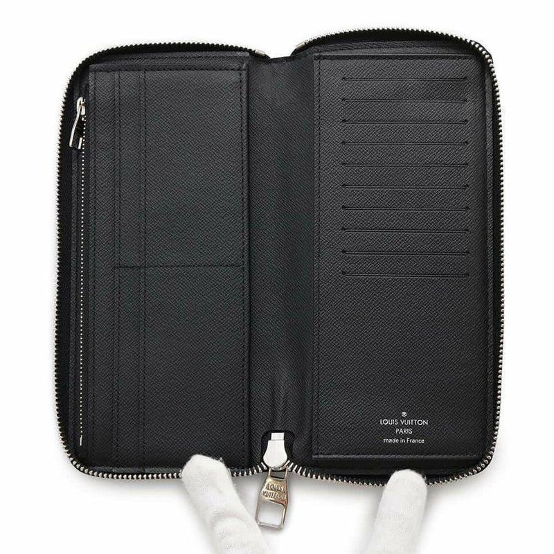 ルイヴィトン 長財布 ダミエ・グラフィット ジッピーウォレット・ヴェルティカル N63095 LOUIS VUITTON ブラック 黒