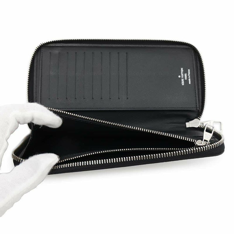 ルイヴィトン 長財布 ダミエ・グラフィット ジッピーウォレット・ヴェルティカル N63095 LOUIS VUITTON ブラック 黒
