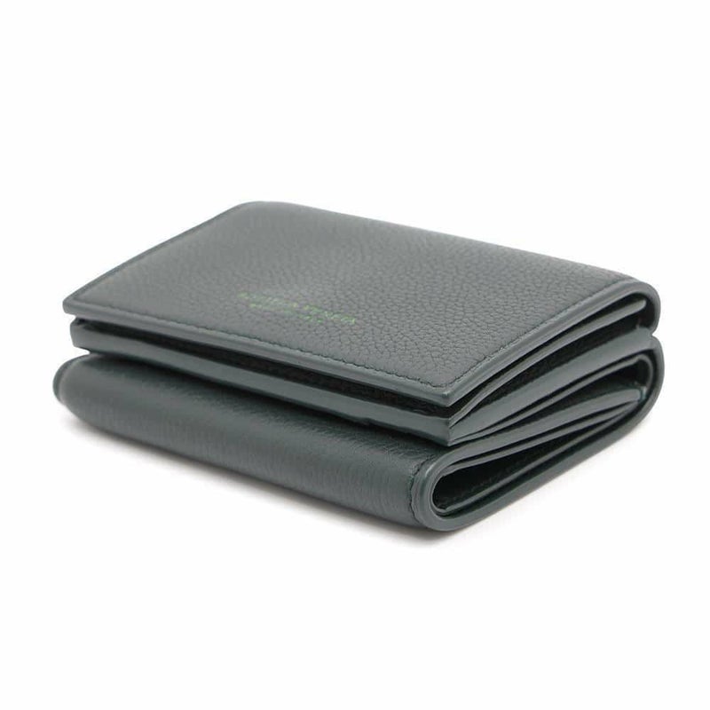 ボッテガヴェネタ 三つ折り財布 ロゴ レザー BOTTEGA VENETA 財布 コンパクトウォレット