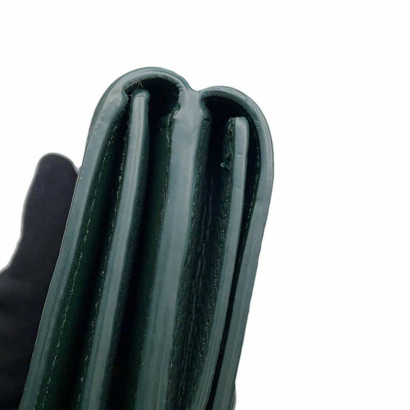 ボッテガヴェネタ 三つ折り財布 ロゴ レザー BOTTEGA VENETA 財布 コンパクトウォレット