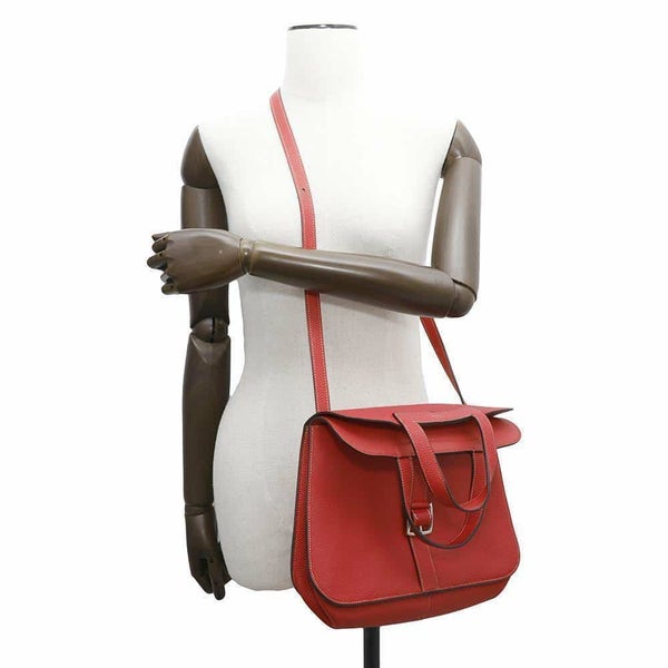 エルメス ハンドバッグ アルザン31 ルージュカザック/シルバー金具 トリヨンクレマンス C刻印 2way