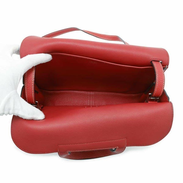 エルメス ハンドバッグ アルザン31 ルージュカザック/シルバー金具 トリヨンクレマンス C刻印 2way