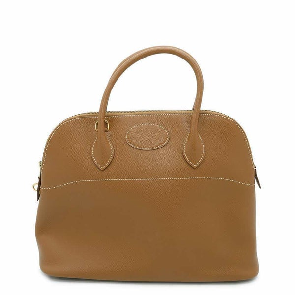 エルメス ハンドバッグ ボリード35 ゴールド/ゴールド金具 クシュベル □E刻印 2wayショルダー