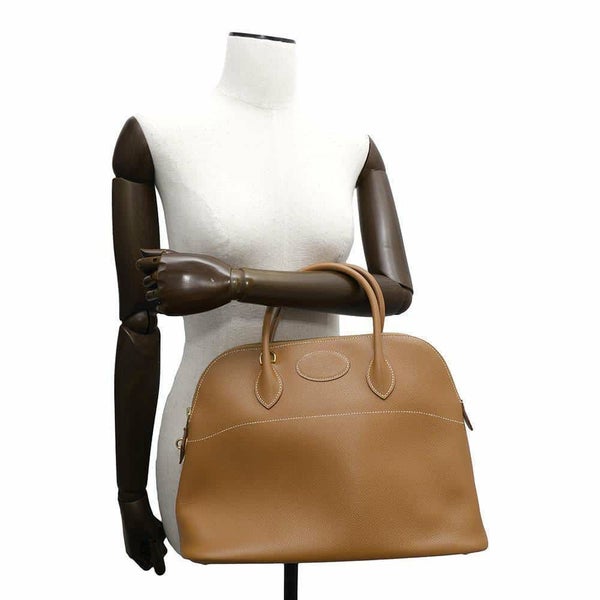 エルメス ハンドバッグ ボリード35 ゴールド/ゴールド金具 クシュベル □E刻印 2wayショルダー