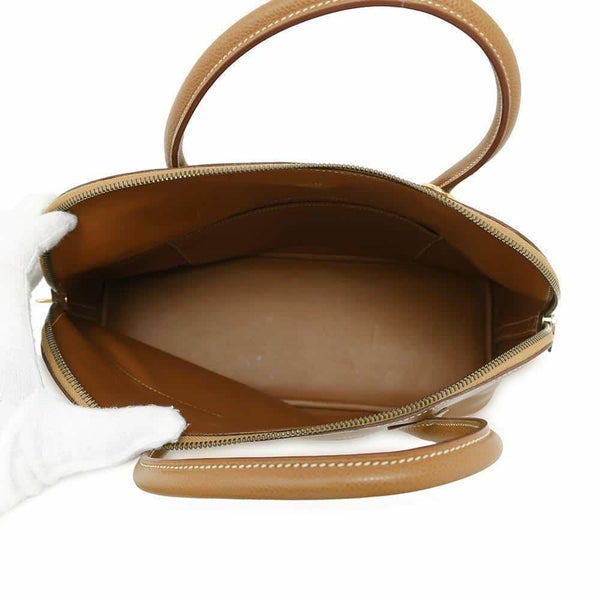 エルメス ハンドバッグ ボリード35 ゴールド/ゴールド金具 クシュベル □E刻印 2wayショルダー