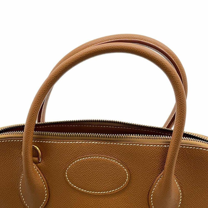 エルメス ハンドバッグ ボリード35 ゴールド/ゴールド金具 クシュベル □E刻印 2wayショルダー