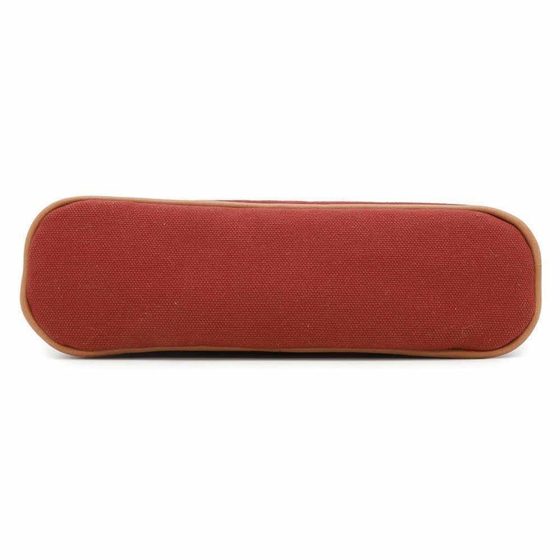 エルメス ポーチ ボリードポーチ ミニ レッド/シルバー金具 キャンバス HERMES 小物入れ