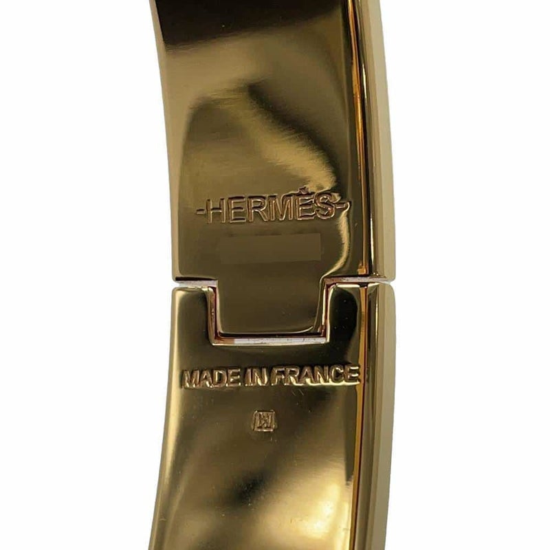 エルメス ブレスレット クリックH クリッククラックPM パープル/ゴールド金具 HERMES アクセサリー