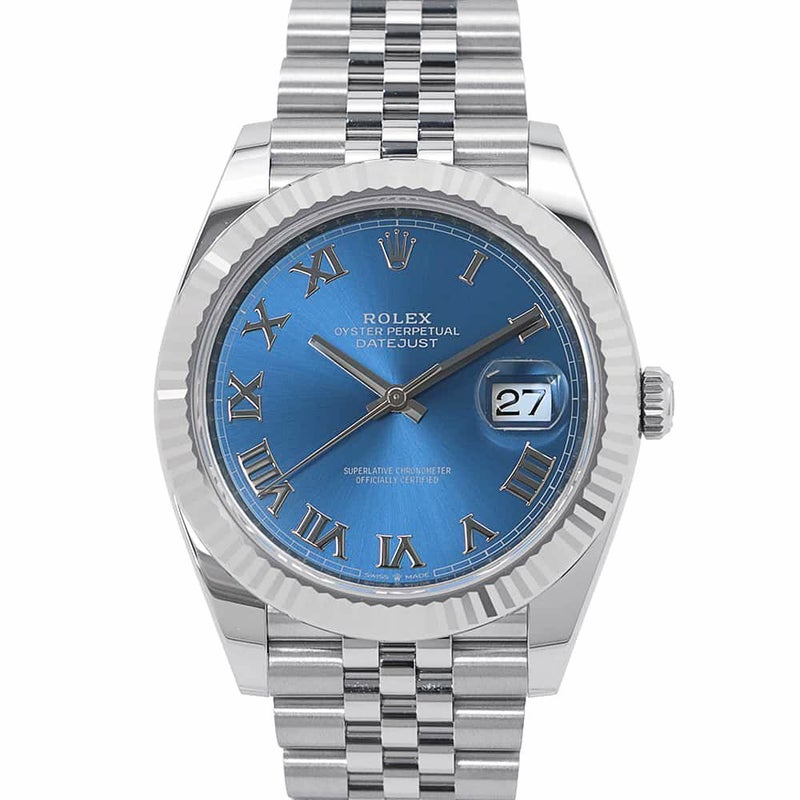 ロレックス デイトジャスト 126334 ROLEX 腕時計 アズーロブルー文字盤