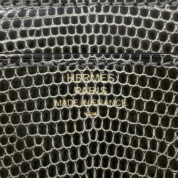 エルメス 長財布 コンスタンス トゥーゴー ロング グリスフォンセ/ゴールド金具 リザード B刻印