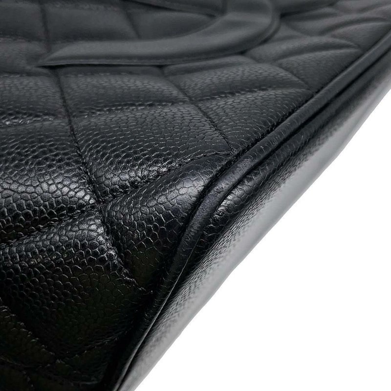 シャネル トートバッグ 復刻トート ココマーク キャビアスキン A01804 CHANEL バッグ マトラッセ キルティング 黒