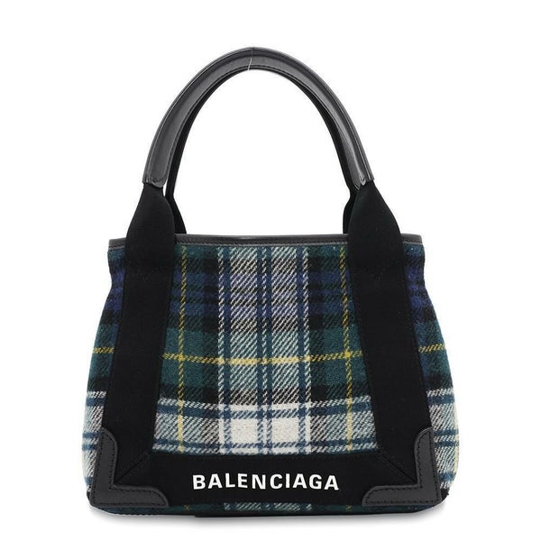 バレンシアガ ハンドバッグ ネイビーカバ XS 2wayショルダーバッグ 390346 ポーチ付 BALENCIAGA バッグ 黒