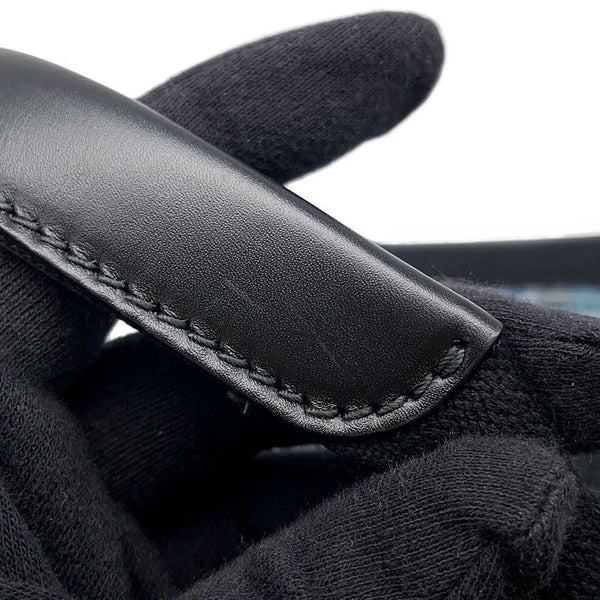 バレンシアガ ハンドバッグ ネイビーカバ XS 2wayショルダーバッグ 390346 ポーチ付 BALENCIAGA バッグ 黒