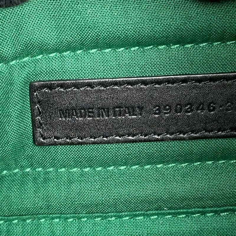 バレンシアガ ハンドバッグ ネイビーカバ XS 2wayショルダーバッグ 390346 ポーチ付 BALENCIAGA バッグ 黒