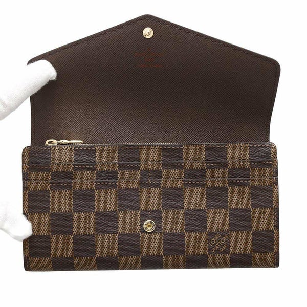 ルイヴィトン 長財布 ダミエ・エベヌ ポルトフォイユ・サラ N63209 LOUIS VUITTON ヴィトン 財布