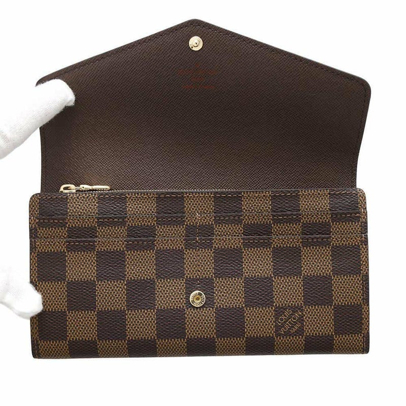 ルイヴィトン 長財布 ダミエ・エベヌ ポルトフォイユ・サラ N63209 LOUIS VUITTON ヴィトン 財布
