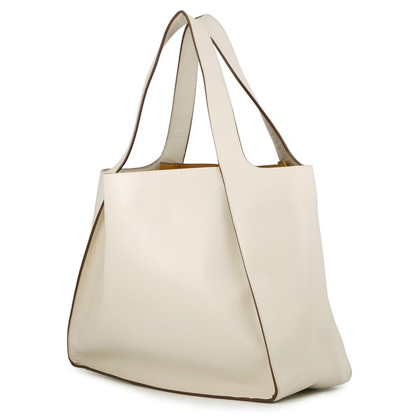 ステラマッカートニー トートバッグ パンチング ロゴ レザー 502793 Stella McCartney 白