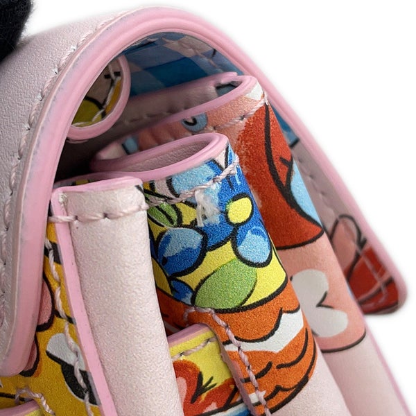 モスキーノ ハンドバッグ キャリコアニマル レザー MOSCHINO 2way