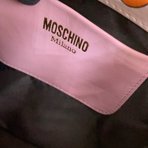 モスキーノ ハンドバッグ キャリコアニマル レザー MOSCHINO 2way
