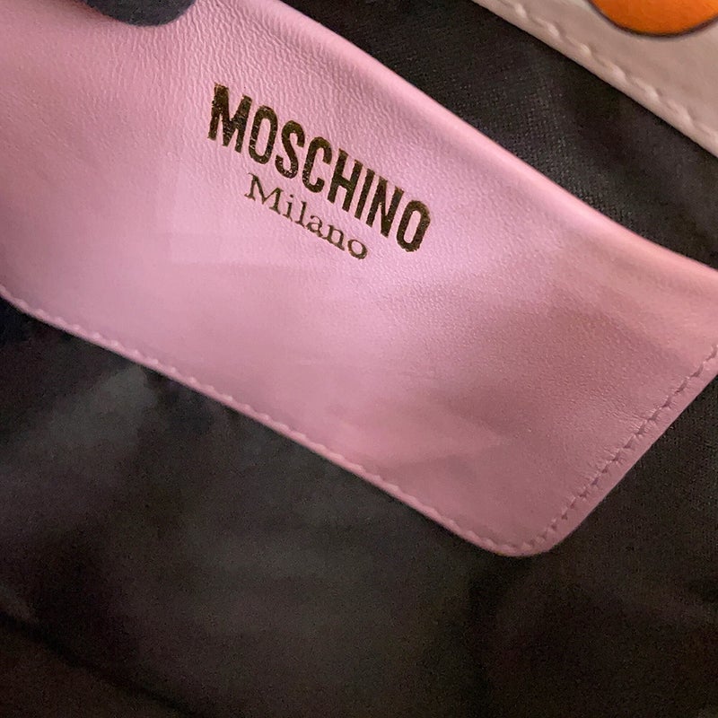 モスキーノ ハンドバッグ キャリコアニマル レザー MOSCHINO 2way