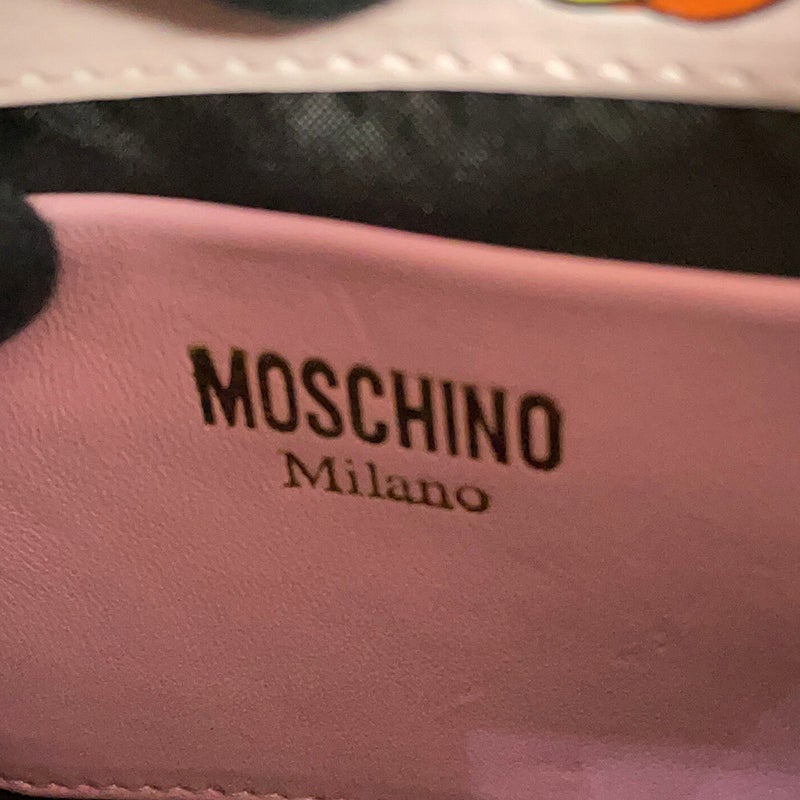 モスキーノ ハンドバッグ キャリコアニマル レザー MOSCHINO 2way