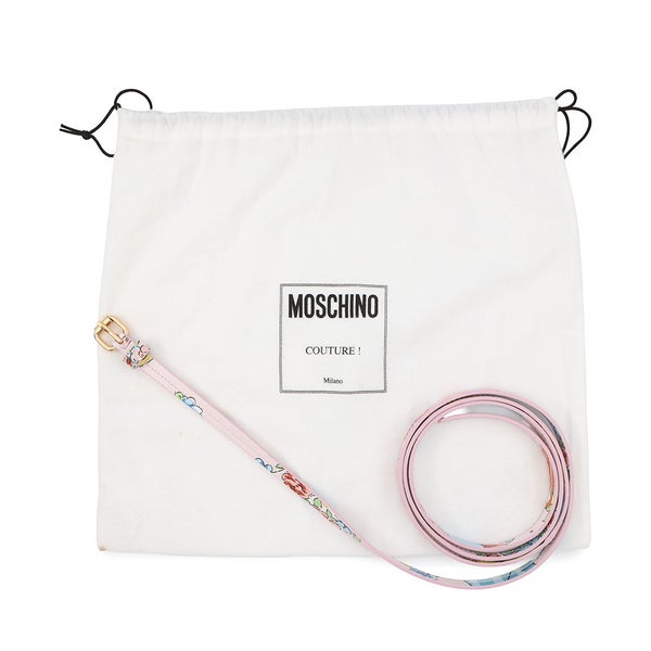 モスキーノ ハンドバッグ キャリコアニマル レザー MOSCHINO 2way