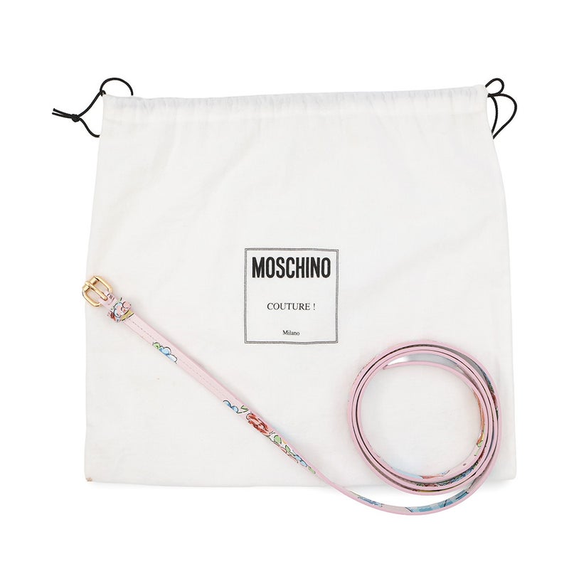 モスキーノ ハンドバッグ キャリコアニマル レザー MOSCHINO 2way
