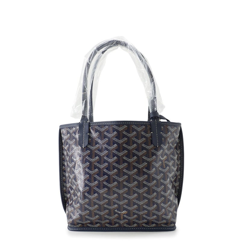 ゴヤール トートバッグ アンジュ ミニ リバーシブル PVC ANJOUSMINCG12TY12P GOYARD ポーチ付き 黒