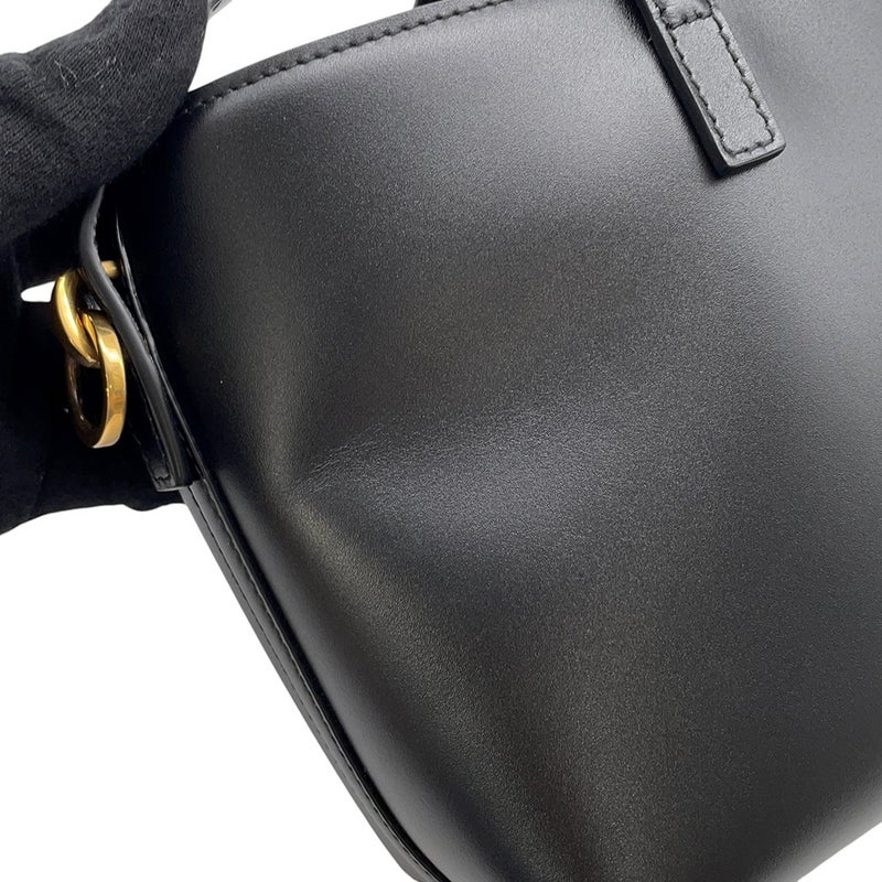 サンローランパリ ハンドバッグ LE 37 ミニ バケットバッグ カーフレザー 765870 SAINT LAURENT PARIS 黒 2way