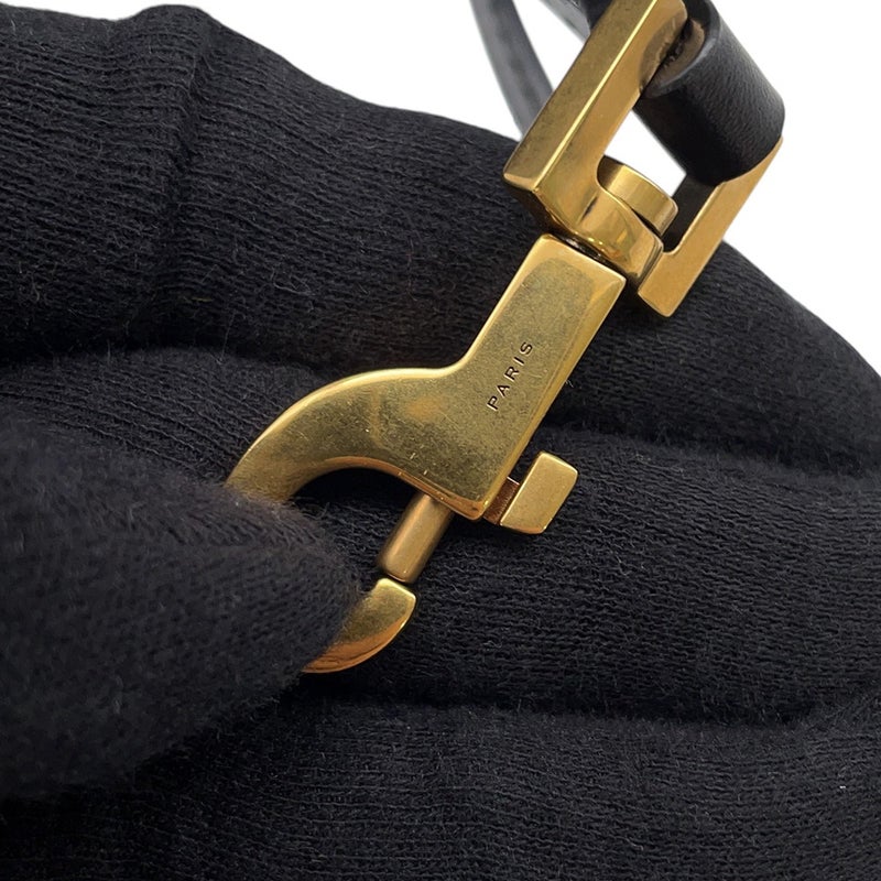 サンローランパリ ハンドバッグ LE 37 ミニ バケットバッグ カーフレザー 765870 SAINT LAURENT PARIS 黒 2way