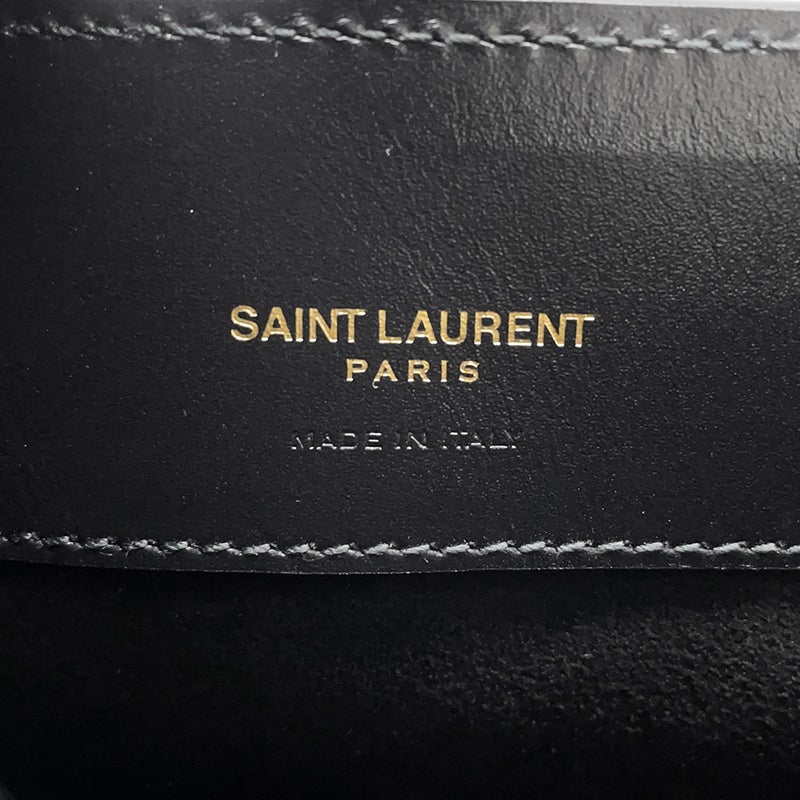 サンローランパリ ハンドバッグ LE 37 ミニ バケットバッグ カーフレザー 765870 SAINT LAURENT PARIS 黒 2way