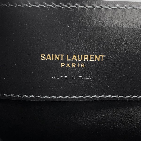 サンローランパリ ハンドバッグ LE 37 ミニ バケットバッグ カーフレザー 765870 SAINT LAURENT PARIS 黒 2way