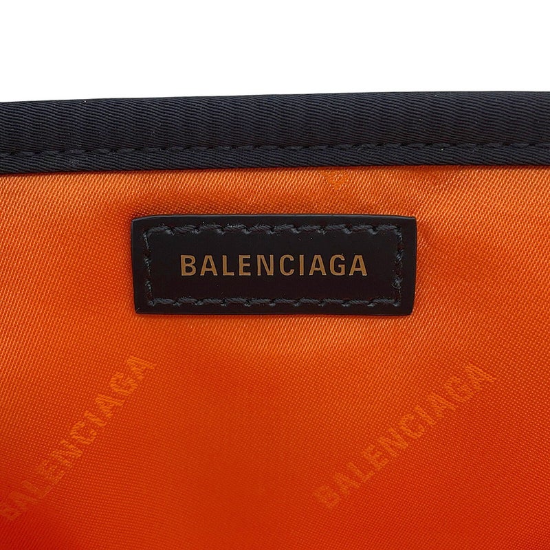 バレンシアガ ハンドバッグ ネイビーカバス XS ナイロン 390346 BALENCIAGA 2way 黒