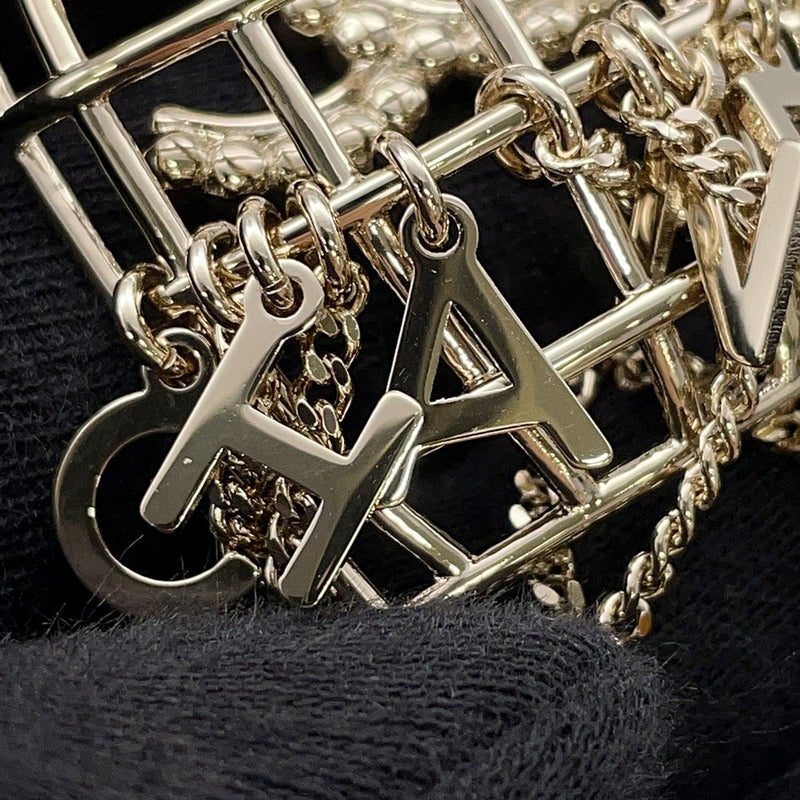 シャネル ネックレス 鳥かご ロゴ ココマーク ラインストーン B20 B CHANEL アクセサリー