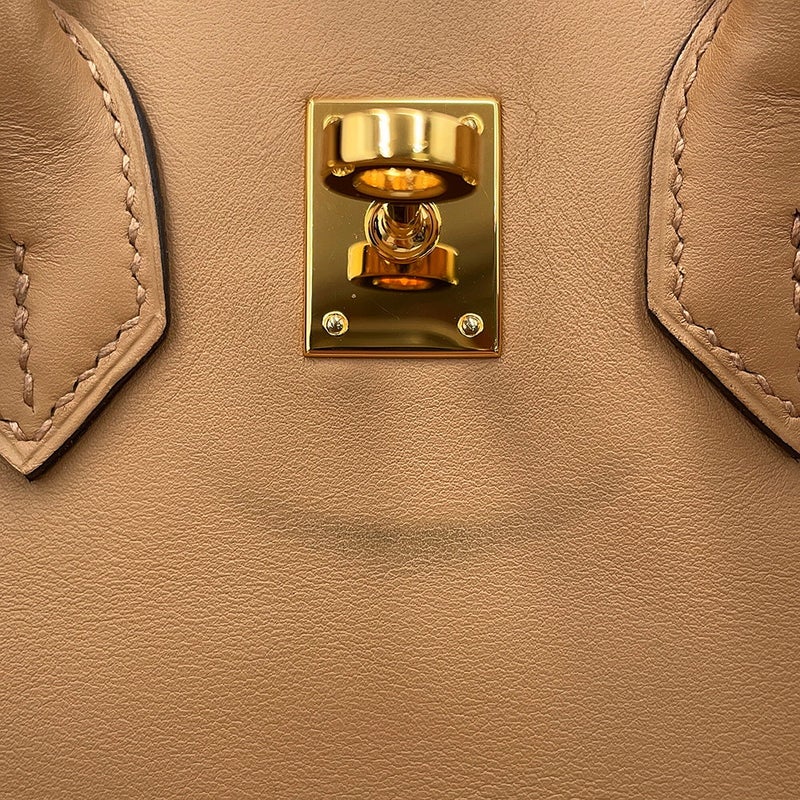 エルメス バーキン25 チャイ/ゴールド金具 スイフト U刻印 HERMES Birkin ハンドバッグ