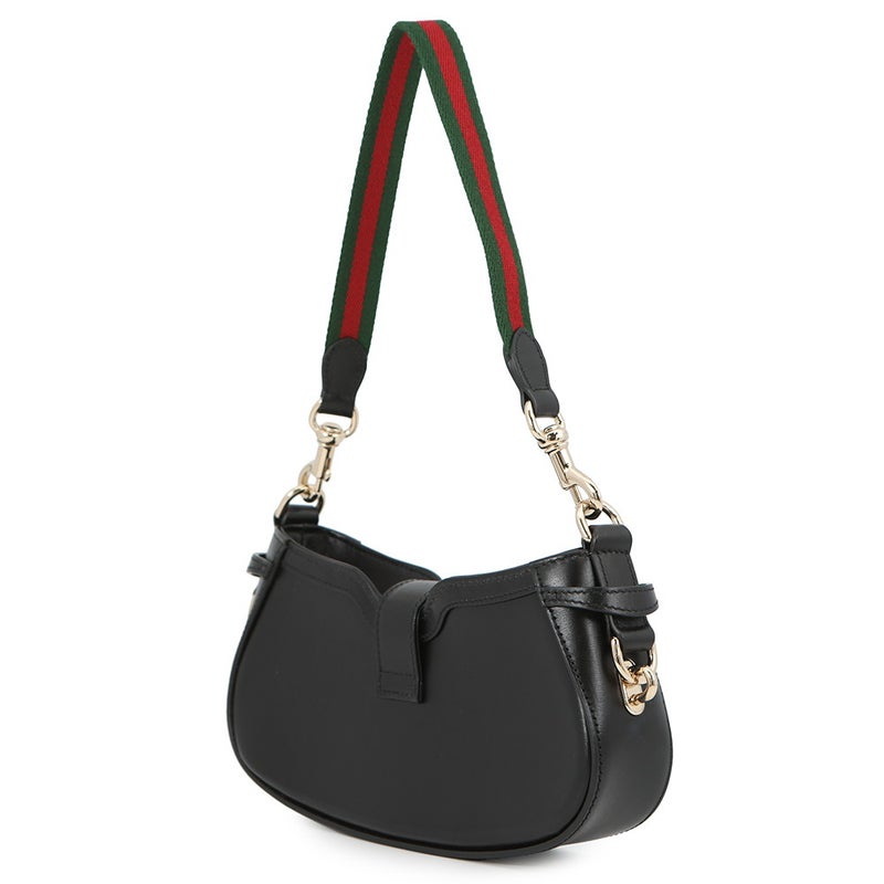 グッチ ショルダーバッグ ムーンサイド ミニ カーフレザー 786015 GUCCI バッグ 黒